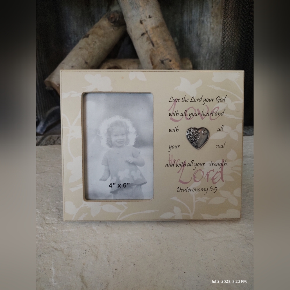 Scripture Photo Frame